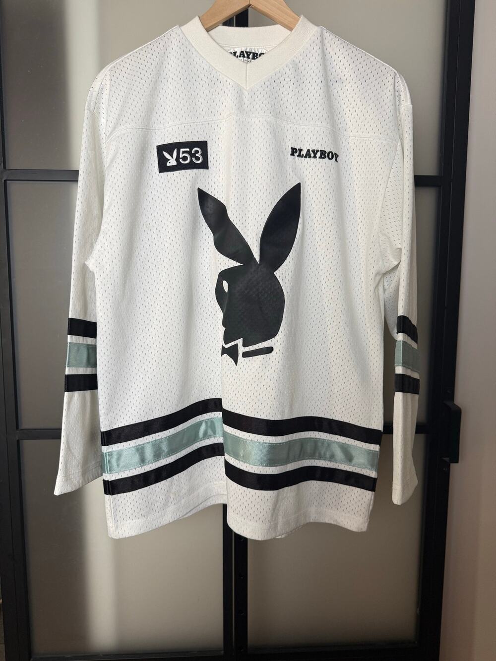 Playboy By PacSun Double Header Jersey Shirt Size Small